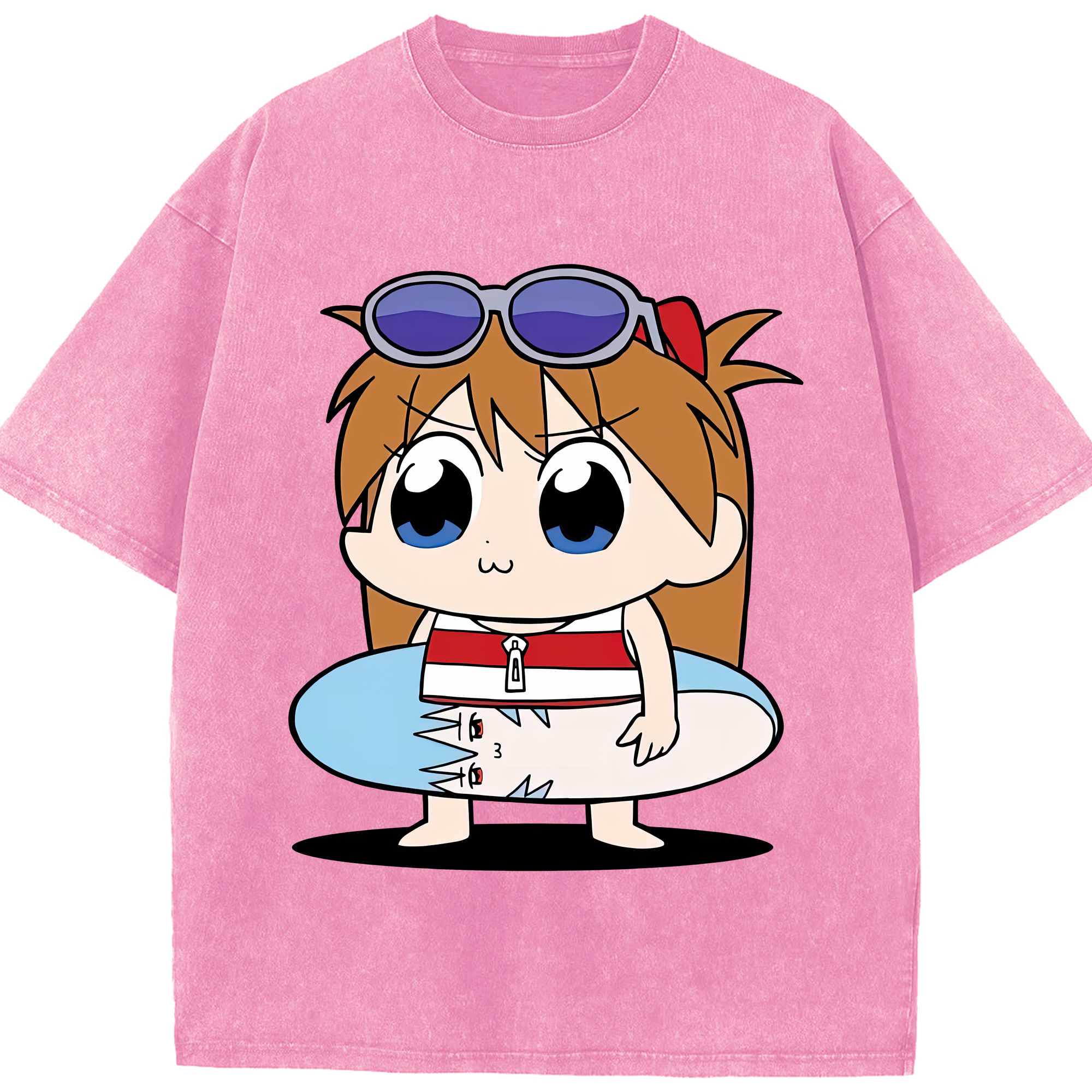 （画像用） EVA 新世紀エヴァンゲリオン 綿100% ヴィンテージ風 半袖Tシャツ（フロントプリント）